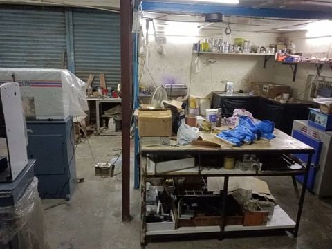 Assembly area at the Thane works