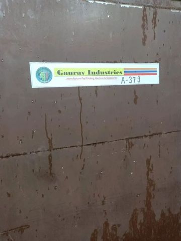 Gaurav Industries nameplate at unit A-379