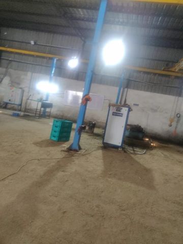 Interior of the manufacturing unit at Wagle Industrial Estate